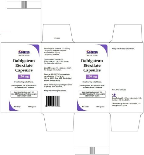 where is dabigatran manufactured